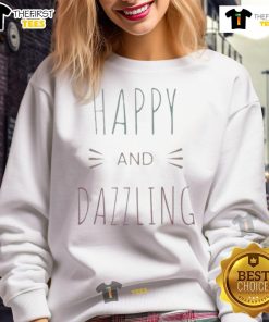 Happy and dazzling sweatshirt in vibrant colors, perfect for casual wear and adding cheer to any outfit.