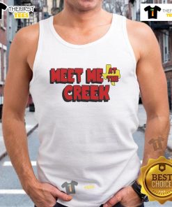 Happy Billy Strings Co Meet Me At The Creek tank top featuring vibrant colors and a stylish design for music lovers.