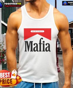 Alt Text: Happy Buffalo Mafia Marlboro logo tank top design featuring bold graphics and vibrant colors for stylish summer wear.