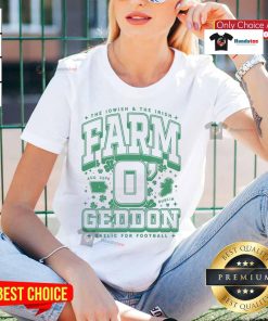 Happy Farm O'Geddon Max Collegiate Ladies Tee featuring a vibrant design, perfect for casual wear and college spirit.