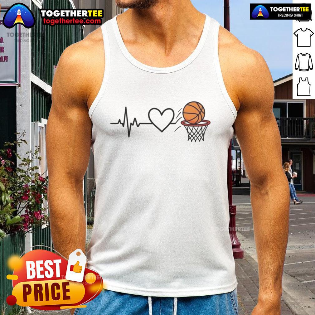 Happy Heart Of The Basketball Tank Top Happy Heart of the Basketball Tank Top featuring a vibrant graphic and comfortable fit for sports enthusiasts.