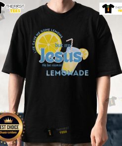 Happy Life Gave Me Some Lemons But My Jesus He Be Making Lemonade T-Shirt design featuring vibrant graphics and uplifting message.