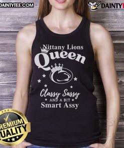 Happy Penn State Nittany Lions tank top with 'Classy, Sassy, and a Bit Smart-Assy' design, perfect for fans.