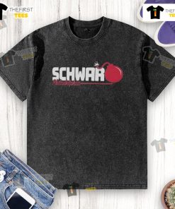 Happy Philadelphia Schwarbomb Washed T-Shirt featuring vibrant colors and a relaxed fit, perfect for casual wear.
