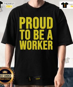 Alt Text: Happy Proud To Be A Worker Labour Day 2025 T-Shirt design featuring vibrant graphics celebrating workers' rights.