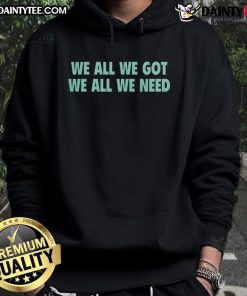 Happy We All We Got We All We Need New York Liberty Hoodie showcasing vibrant design and cozy fit for fans.