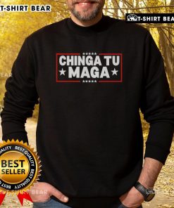 Stylish Hot Chinga Tu Maga sweatshirt in vibrant colors, perfect for casual wear and showcasing your unique personality.