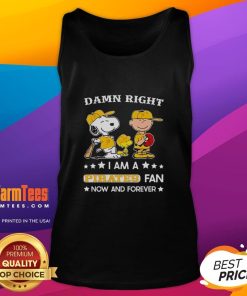 Alt Text: Snoopy and Charlie Brown in a 'Hot Damn Right I Am A Pirates Fan' tank top, showcasing team spirit and friendship.