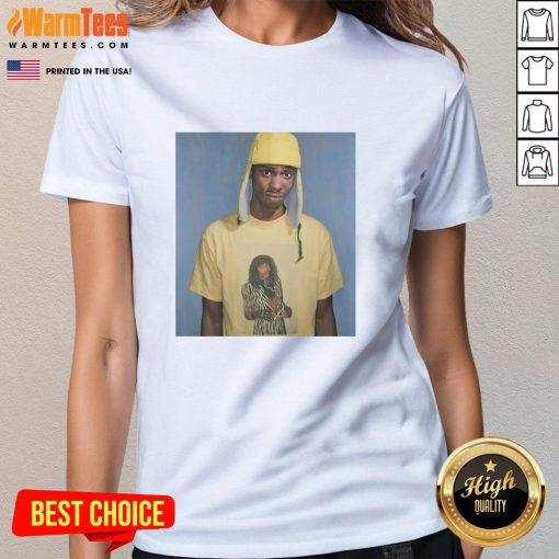 Hot Dave Chappelle Rick James Ladies Tee featuring vibrant graphics and a stylish fit for fans of comedy and pop culture.