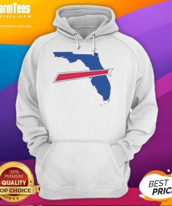 Hot Florida Buffalo Bills logo hoodie featuring vibrant team colors and stylish design for fans.