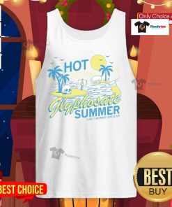 Stylish Hot Glyphosate summer tank top featuring a vibrant design, perfect for casual outdoor wear in warm weather.
