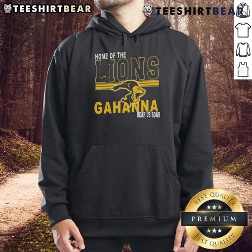 Hot Home of the Lions Gahanna Hear Us Roar Hoodie in vibrant colors, perfect for school spirit and warmth.