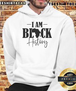 Hot I Am Black History Africa Hoodie featuring vibrant colors and cultural designs celebrating African heritage.