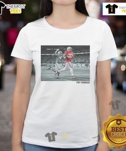 Hot Jack Sawyer Pay Homage Ladies Tee featuring a stylish design, perfect for fans of trendy graphic apparel.
