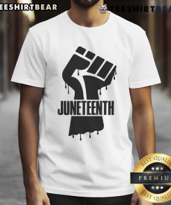 Hot Juneteenth Black Fist T-Shirt featuring a bold design celebrating Black empowerment and heritage for Juneteenth.