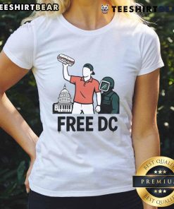 Alt Text: Hot Our Home Our Rules Free DC Capitol Building 2025 Ladies Tee featuring a stylish design for patriotic women.