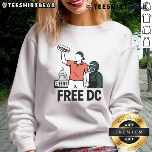 Alt Text: Hot Our Home Our Rules Free DC Capitol Building 2025 Sweatshirt in stylish design, perfect for casual wear.