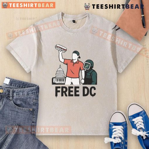 Hot Our Home Our Rules Free DC Capitol Building 2025 Washed T-Shirt in vibrant colors, perfect for casual wear and patriotic style.