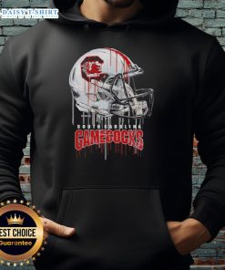 Hot South Carolina Gamecocks dripping football helmet hoodie, perfect for fans showcasing team spirit and style.
