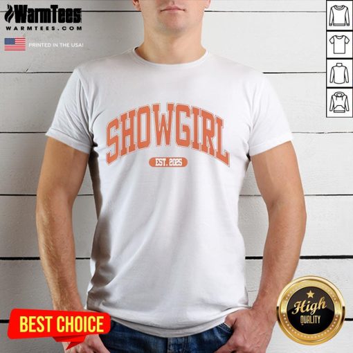 Hot Taylor Showgirl Est 2025 T-Shirt featuring vibrant design and stylish graphics for fans of Taylor Swift.