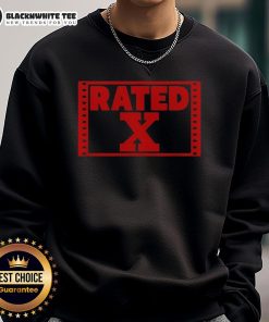 Hot That '90s Show Rated X Sweatshirt featuring retro design and vibrant colors, perfect for nostalgic fashion lovers.