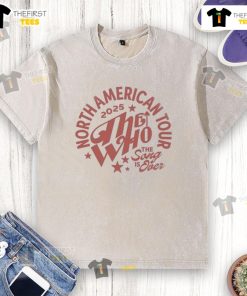 Hot The Song Is Over Tour North American Tour washed t-shirt featuring vibrant graphics and tour details.