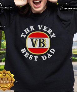 Hot The Very Best Dad Heritage Logo Sweatshirt featuring a stylish design perfect for Father's Day gifts.