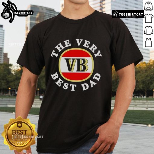 Hot The Very Best Dad Heritage Logo T-Shirt featuring a stylish design perfect for Father's Day gifts.