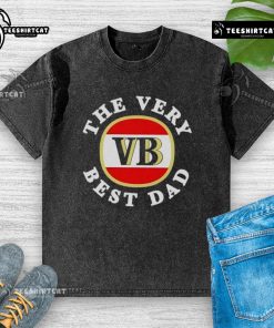 Alt Text: Hot The Very Best Dad Heritage Logo Washed T-Shirt featuring a vintage design perfect for Father's Day gifts.