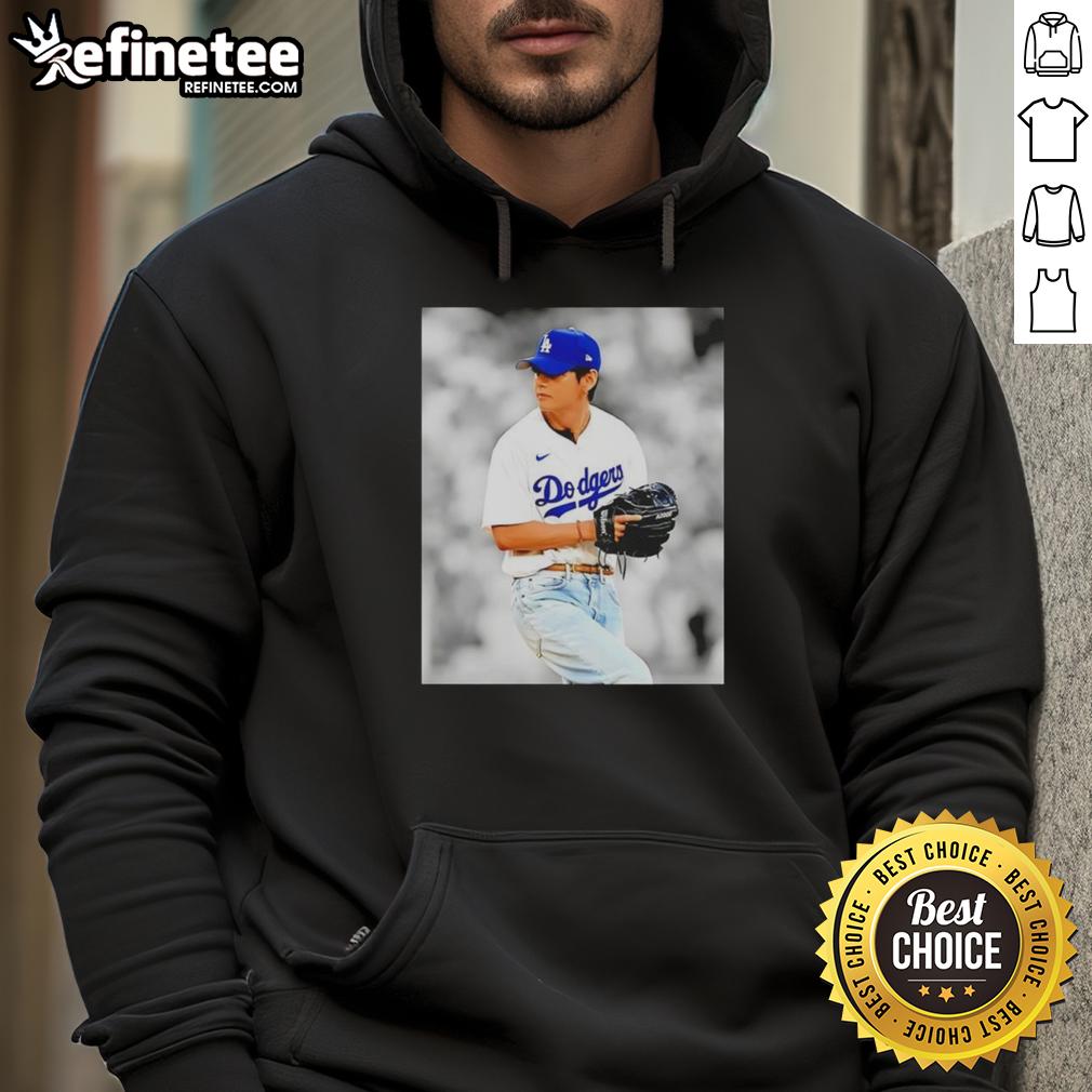 Hot V Bts X Los Angeles Dodgers Superstar Pose Hoodie