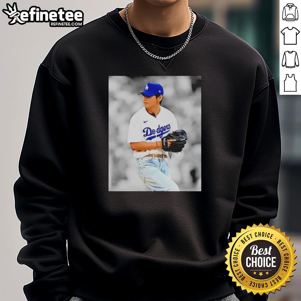 Hot V Bts X Los Angeles Dodgers Superstar Pose Sweatshirt