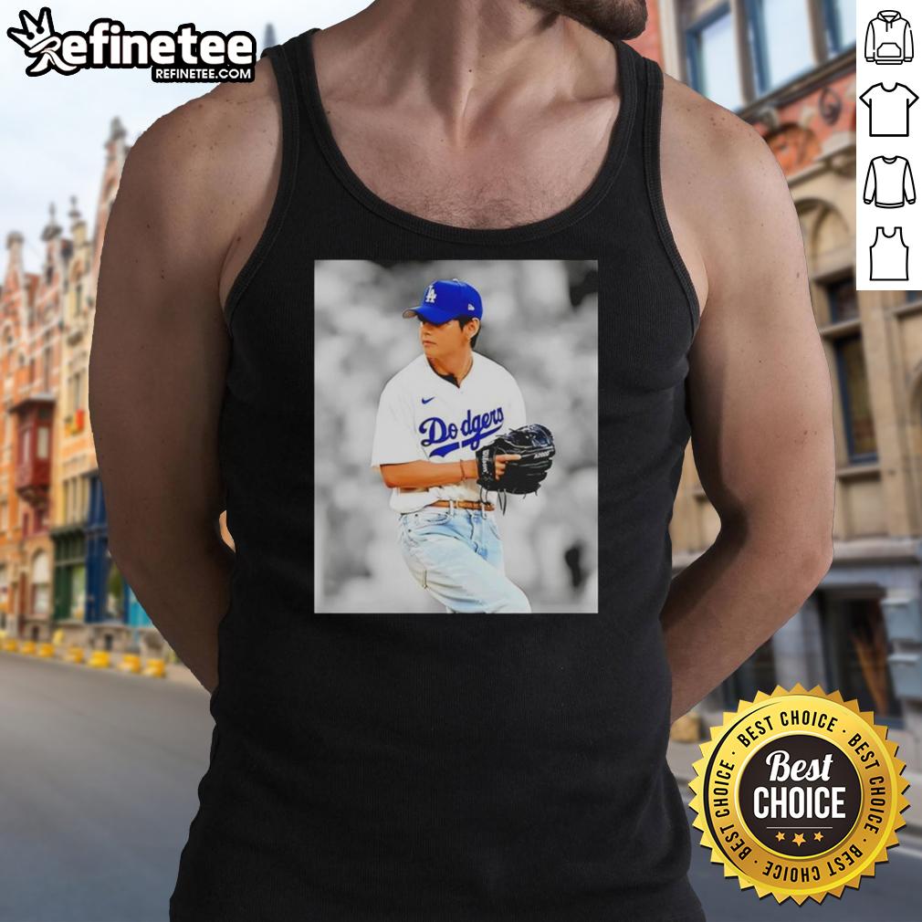 Hot V Bts X Los Angeles Dodgers Superstar Pose Tank Top