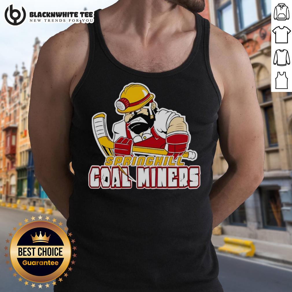 Hot Vintage Springhill Coal Miners Tank Top Hot Vintage Springhill Coal Miners Tank Top featuring retro design, perfect for casual wear and mining heritage enthusiasts.