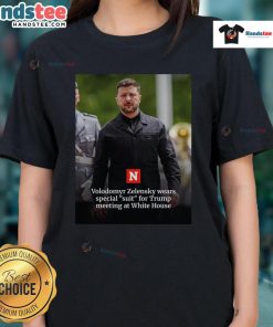 Alt Text: Hot Volodymyr Zelensky in a special suit for Trump meeting at the White House, showcasing diplomatic style.