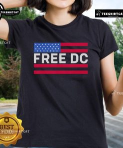 Hot Washington Free DC Ladies Tee featuring a stylish design perfect for casual wear in the nation's capital.