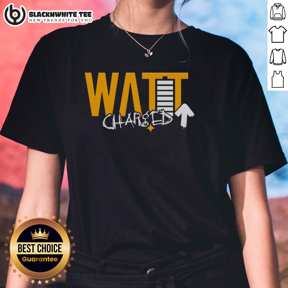 Hot Watt Charged Up Ladies Tee Hot Watt Charged Up Ladies Tee in vibrant colors, perfect for stylish casual wear and showcasing your energy.