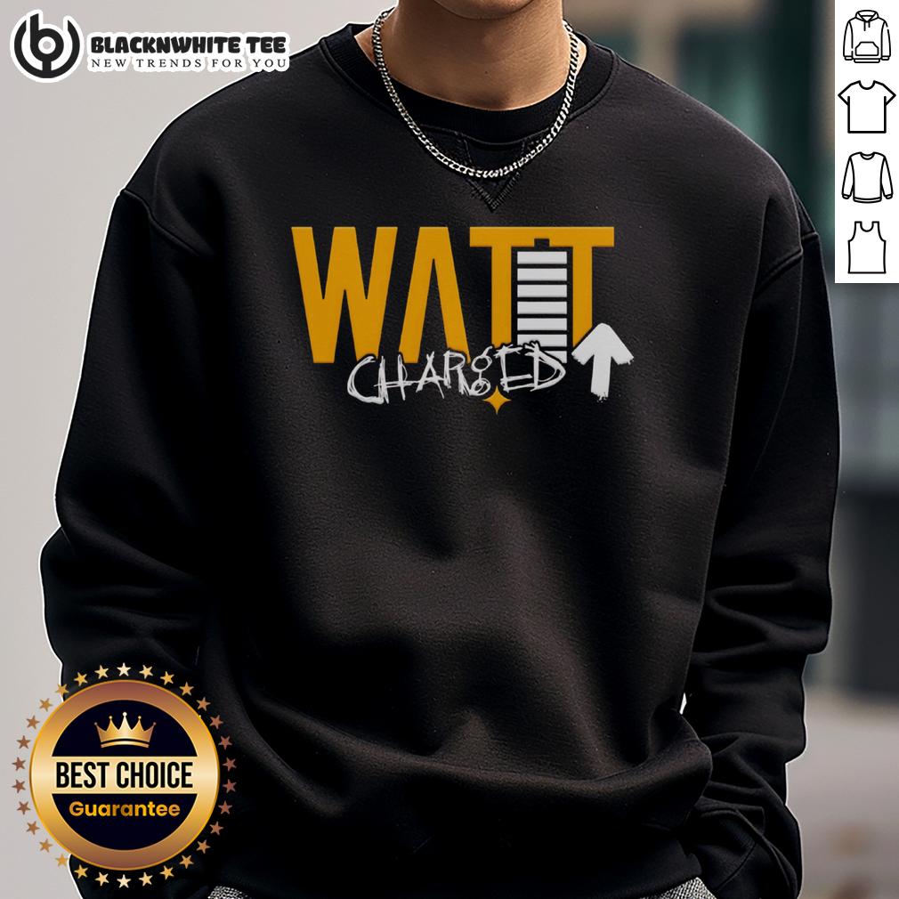 Hot Watt Charged Up Sweatshirt Stylish Hot Watt Charged Up Sweatshirt featuring vibrant colors and a modern design, perfect for casual wear.