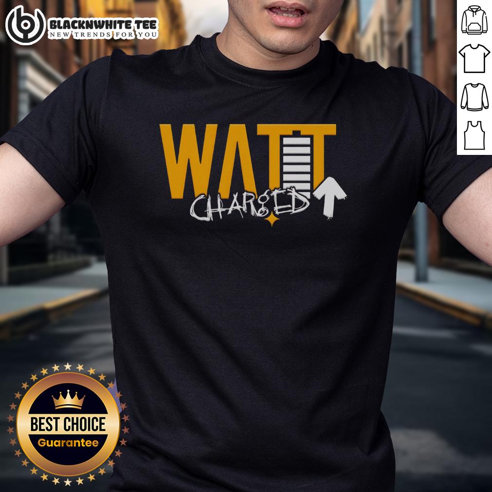 Hot Watt Charged Up T Shirt Hot Watt Charged Up T-Shirt featuring a vibrant graphic design, perfect for casual wear and energy enthusiasts.