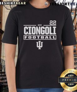 Nice Ace Ciongoli Indiana Hoosiers Crimson 22 Ladies Tee featuring vibrant team colors and stylish design for fans.