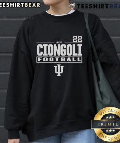 Nice Ace Ciongoli Indiana Hoosiers Crimson 22 Sweatshirt featuring bold team logo and vibrant color for fans.