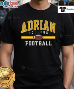 Vintage Adrian College Football T-Shirt featuring a classic arch design, perfect for fans and alumni of Adrian College.