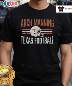 Arch Manning Texas Football T-Shirt featuring stylish design and team colors, perfect for fans and game day wear.