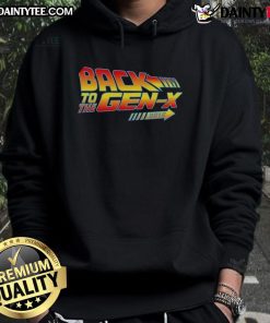 Gen X hoodie featuring retro design, perfect for nostalgia lovers celebrating the Nice Back to the Gen X days.