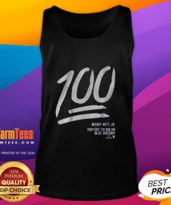 Stylish Nice Bobby Witt Jr. 100 Tank Top featuring bold graphics, perfect for fans and summer wear.