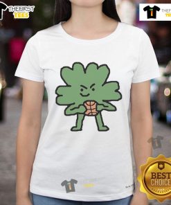 Womens Boston Celtics tee featuring a stylish four-leaf clover design, perfect for fans and casual wear.