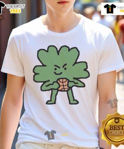 Nice Boston Celtics Four Leaf Clover T-Shirt featuring a vibrant green clover design and iconic team logo.