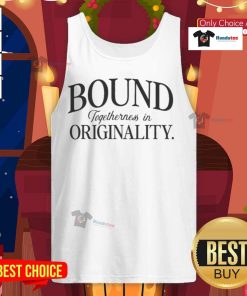 Stylish Nice Bound Togetherness in Originality tank top featuring a unique design, perfect for casual summer outfits.