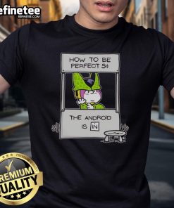 Nice Cell Dragon Ball Z T-Shirt featuring Android 5 design, perfect for fans of the iconic anime series.