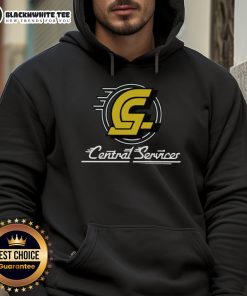 Nice Central Services Hoodie in navy blue, featuring a stylish logo, perfect for casual wear and showcasing team spirit.