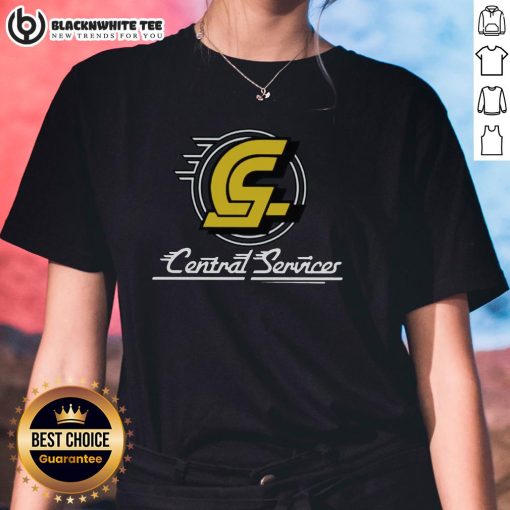 Nice Central Services ladies tee featuring a stylish design and comfortable fit, perfect for casual wear.